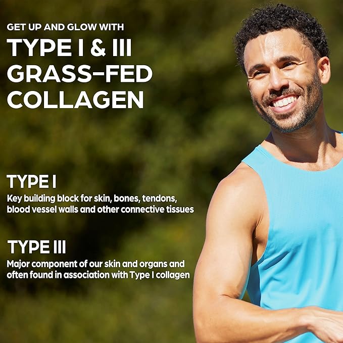 Orgain Protein Powder + Collagen, Vanilla Bean 25g of 10g Collagen 1B CFU 1.6lb