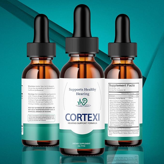 (3 Pack) Cortexi Ear Drops (3 oz)