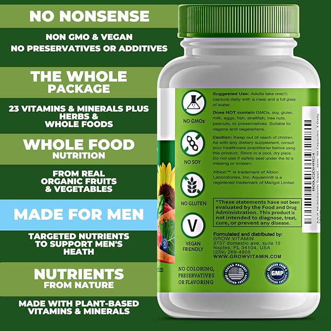 One Daily Multivitamin for Men 90 Capsules 3 Month
