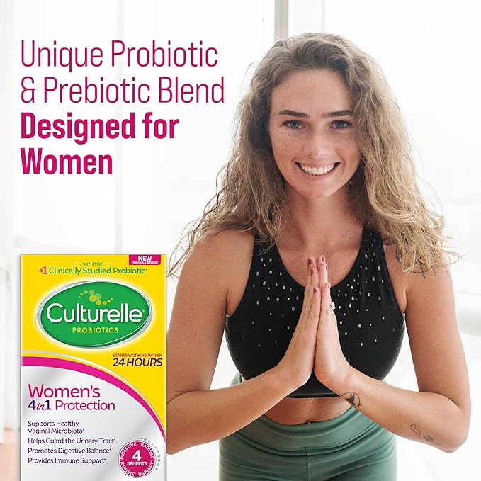 Culturelle 4-in-1 Probiotics for Women, Daily 30 Count