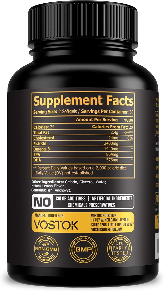 Omega 3 Fish Oil Triple Strength 120 Softgel
