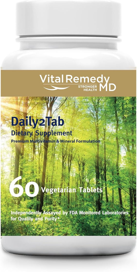 Multivitamin for Women & Men Daily2Tab Multimineral B12, Lycopene (60 count)