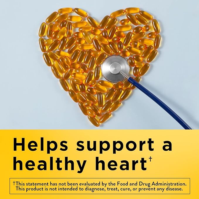Nature Made Fish Oil 1200 mg 3 Fish 3 Supplement 100 Softgels, 50 Day