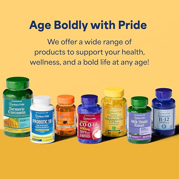Puritan's Pride CoQ10 200mg, Supports Heart Health, 240 Rapid Release Softgels