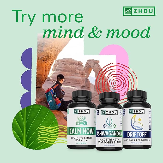 Zhou Neuro Peak Brain Support Supplement 30 VegCaps