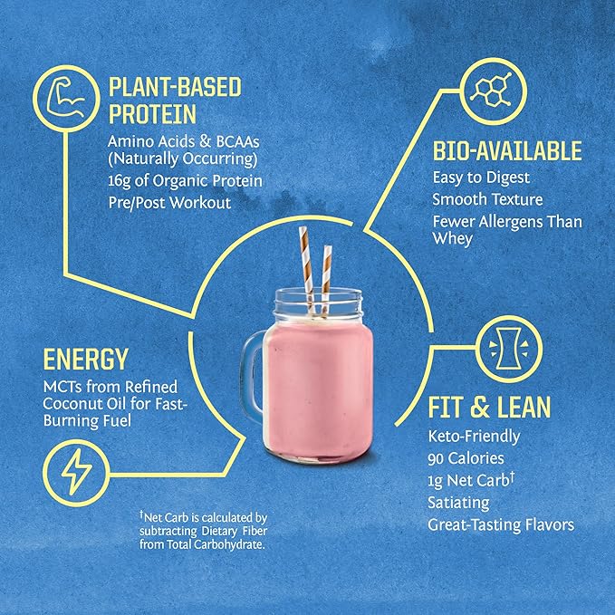 Sunwarrior Vegan Organic Protein Powder Plant-Based 30 Servings