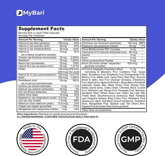 All-in-One Bariatric Multivitamin with Iron 42+ Fruit 60 Liquid