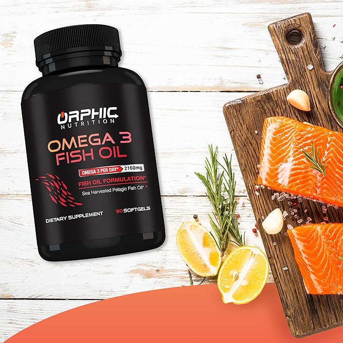 Burpless OMEGA 3 Fish Oil Supplement 90 Softgal 3600mg -