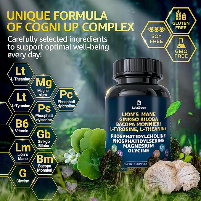 Organic Lions Mane Supplement Capsules 240 Real