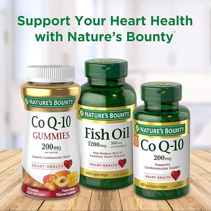 Nature's Bounty Fish Oil, Dietary Supplement, 3, Supports 1200 Mg, 120 Rapid