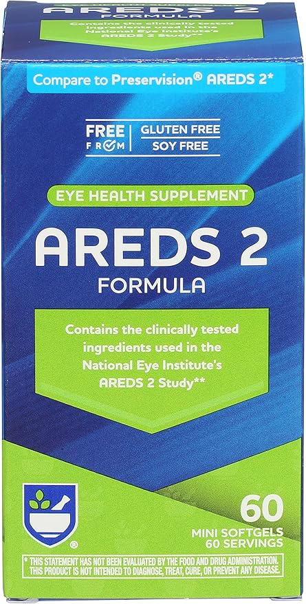 Rite Aid AREDS 2 Softgels 60 Count,