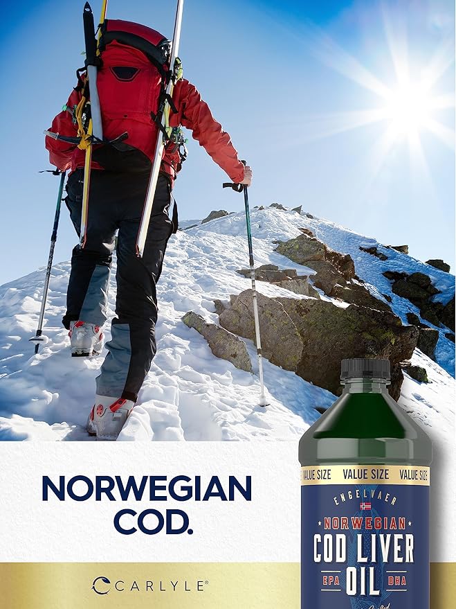 Carlyle Norwegian Cod Liver Oil 16oz | 3 Bottles