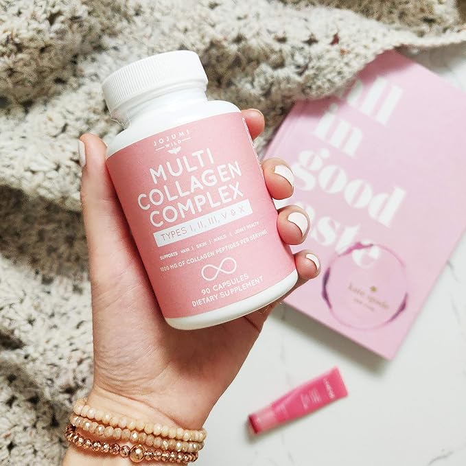 5-in-1 Multi Collagen Capsules (Type I, II, III, V + X) for Skin, Hair, Nails & Joint Health - Collagen Supplements for Women Gut Health Collagen Peptides & Anti Aging Pills