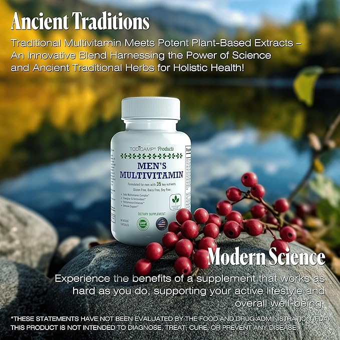Men's Multivitamin & Mineral Complex 60 Capsules 30 Day
