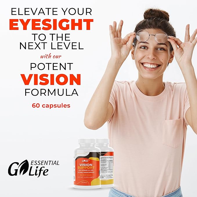 Vision Support Supplement 20mg for 60 Capsules