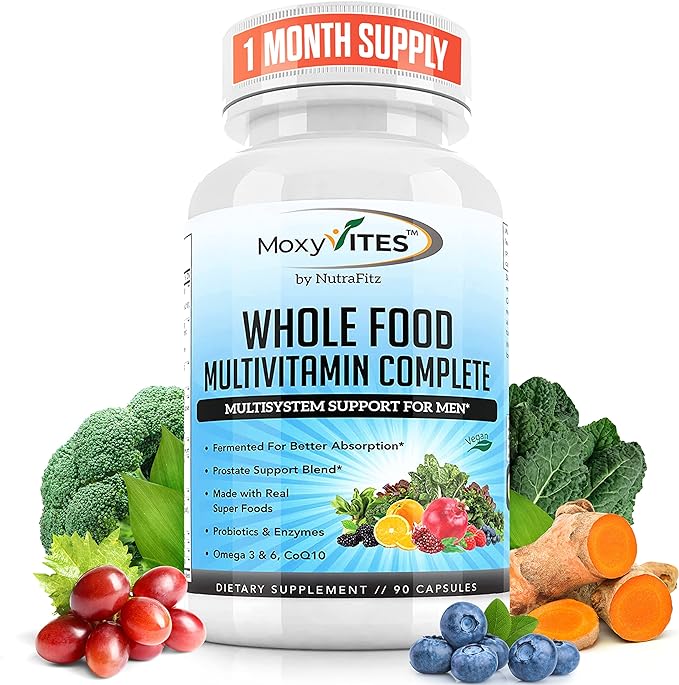 Mens Multivitamins - Daily Mens Vitamins 44 Organic