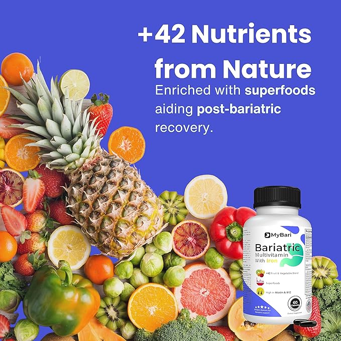 All-in-One Bariatric Multivitamin with Iron 42+ Fruit 60 Liquid