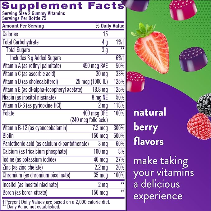 Vitafusion Women's Multivitamin Gummies (150 Count) D3 Gummy (120 Count)