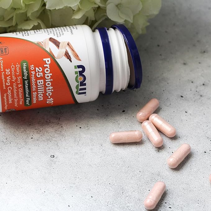 NOW Supplements, Probiotic-10™, 25 Billion, 10 Probiotic 30 Veg